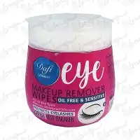 دستمال مرطوب پاک کننده آرایش چشم دافی جعبه | 45 عددی